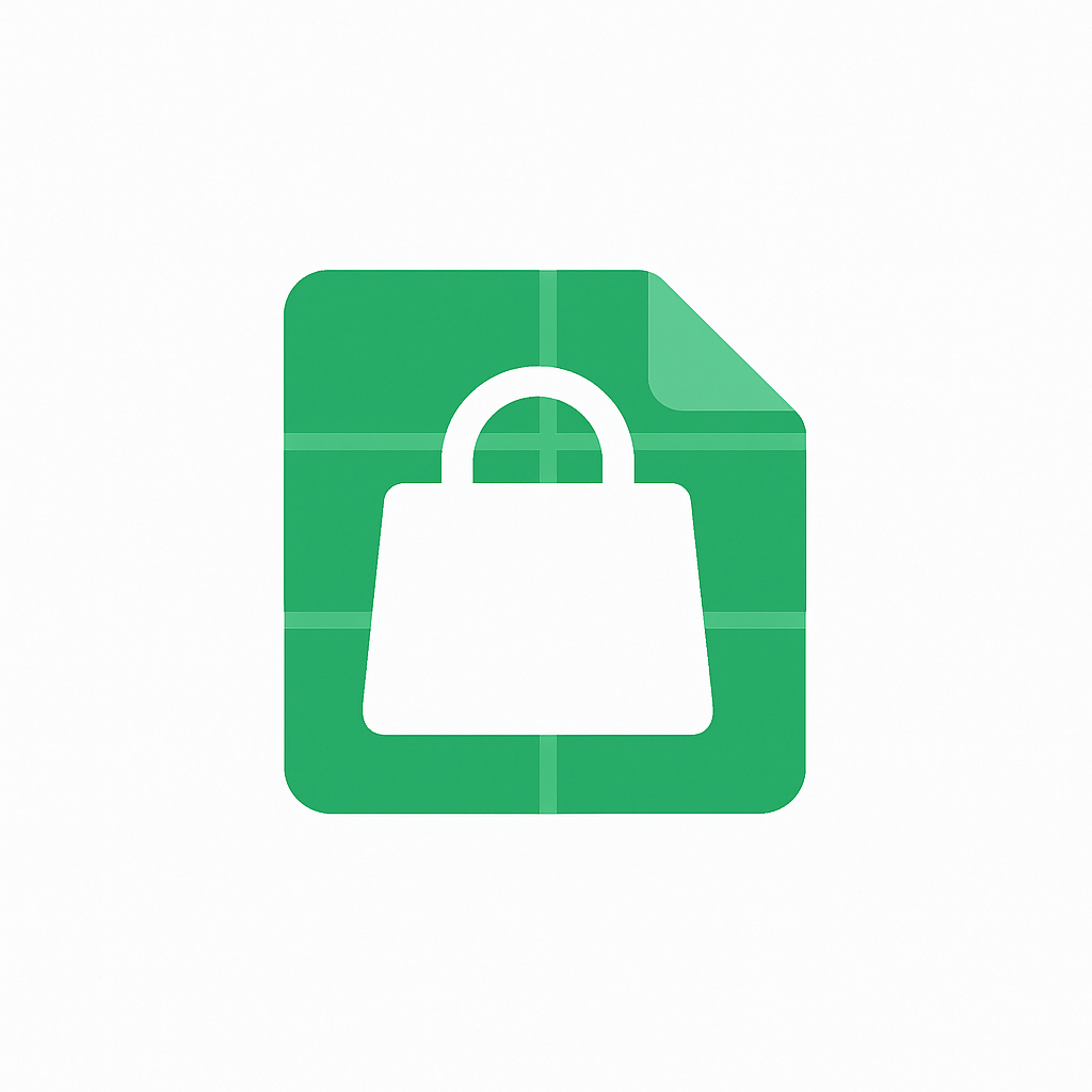 Sheet2Shop Logo